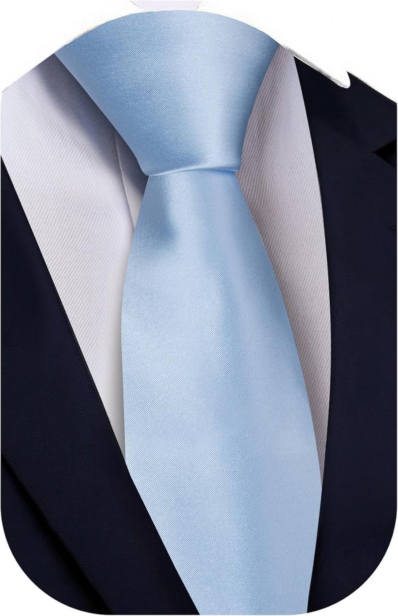 Ailisus Store Boys Tie Solid Color Silk Satin Pre-tied Kids Necktie for Age 8-12 Adjustable Formal Wedding School Graduation - Image 1
